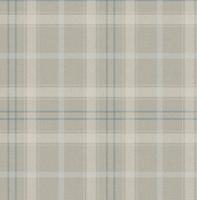 Dutch Wallcoverings Sauvage Ruit - Beige/Blauw