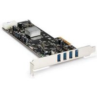 StarTech.com 4-poorts PCI Express (PCIe) SuperSpeed USB 3.2 Gen1 4x 5Gbps kanalen