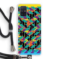 Skew Bee 1: Samsung Galaxy A71 Transparant Hoesje met koord
