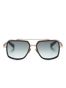 Balmain Eyewear lunettes de soleil carrées BPS 108E à logo gravé - Noir