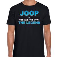 Naam cadeau t-shirt Joop - the legend zwart voor heren