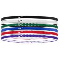 Nike Flex Classic Slim Haarbanden 6-Pack Blauw Rood Wit