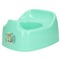 Plaspotje baby - turquoise - kunststof - 27 cm