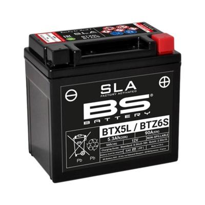 BS BATTERY Batterij gesloten onderhoudsvrij, Batterijen voor motor & scooter, BTX5L / BTZ6S SLA