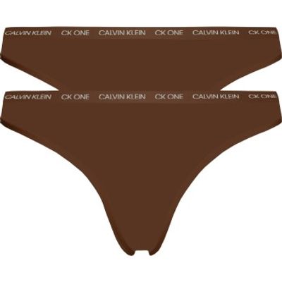 Calvin Klein 2 stuks One Cotton Stretch Plus Thong