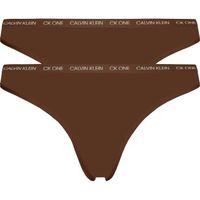 Calvin Klein 2 stuks One Cotton Stretch Plus Thong - thumbnail