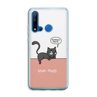 GSM poes: Huawei P20 Lite (2019) Transparant Hoesje