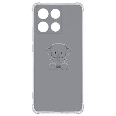 TPU Telefoonhoesje Motorola Moto G56 - Baby Olifant backcover