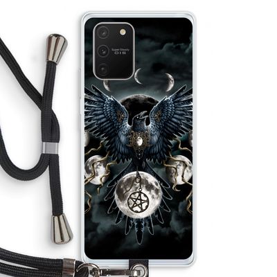 Sinister Wings: Samsung Galaxy S10 Lite Transparant Hoesje met koord