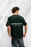 Quotrell Studios T-Shirt Heren Donkergroen - Maat L - Kleur: Donkergroen | Soccerfanshop