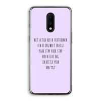 Zelfvertrouwen: OnePlus 7 Transparant Hoesje