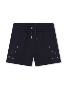 Chloé Kids short à détails d'œillets - Noir