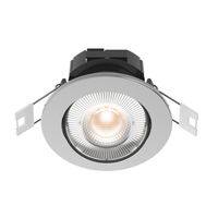 Smart downlight brushed stainless steel, CCT, 345 lm, adjustable - Calex - thumbnail