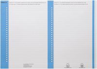 Elba ruiterstrook type 8, vel met 2x27 etiketten, pak van 270 etiketten, blauw - thumbnail