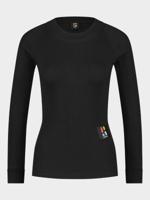 Poederbaas Thermoshirt Dames Pro Zwart-M