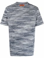 Missoni t-shirt rayé à motif marbré - Bleu - thumbnail