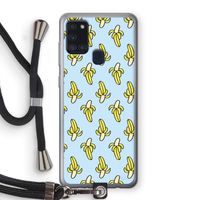 Bananas: Samsung Galaxy A21s Transparant Hoesje met koord