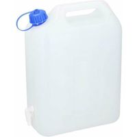 Jerrycan voor water - 20 liter  - Kunststof - met kraantje en dop   -