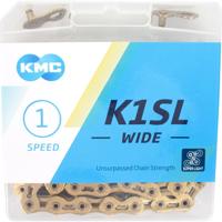 KMC ketting 1/2-1/8 100 k1sl wide ti-n goud
