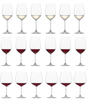 Schott Zwiesel Wijnglazenset Ivento (Rode wijnglazen. Witte wijnglazen & Bourgogneglazen) - 18 delige set