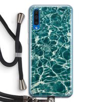 Weerkaatsing water: Samsung Galaxy A50 Transparant Hoesje met koord