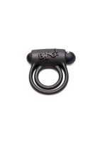 25X Vibrating Silicone Cock Ring + Remote Control - Black