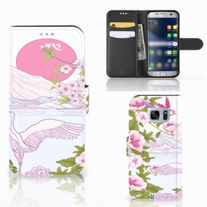 Samsung Galaxy S7 Telefoonhoesje met Pasjes Bird Standing