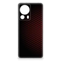 Xiaomi 13 Lite | TPU bumper | Geruit Rood