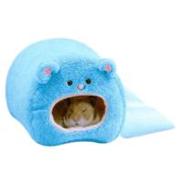 Schattige kleine dierlijke kooien huisdier konijn hamster House Bed rat Qquirrel Guinee winter warm opknoping kooi hamster nest (blauw) Schattige kleine dierlijke kooien huisdier konijn hamster House Bed rat Qquirrel Guinee winter warm opknoping kooi hamster nest (blauw)