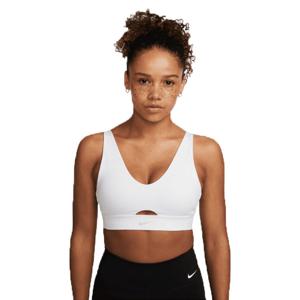 Nike Indy Plunge Medium Support Sport BH - Handbalkleding - Sport BH&apos;s - wit - maat XS