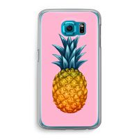 Grote ananas: Samsung Galaxy S6 Transparant Hoesje