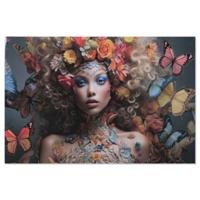 Schilderij Home ESPRIT chica 120 x 0,4 x 80 cm