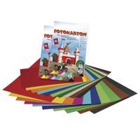 Rayher Fotokarton in A3 formaat - 20x vellen - verschillende kleuren - 300 grams