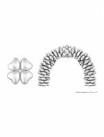 Zilveren folie ballonnen hartvormig - 10 stuks - thumbnail