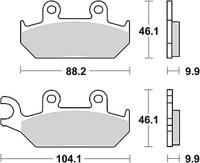 TRW Brake pad mcb 627 sv sintered metal