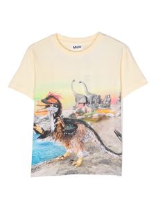 Molo t-shirt en coton biologique à imprimé graphique - Jaune