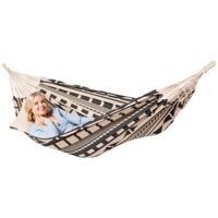 'Ibiza' Original Eénpersoons Hangmat - 120 kg - Zwart - Colombiaanse - Luilak