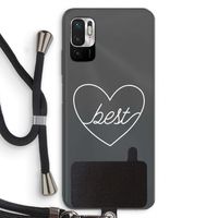 Best heart pastel: Xiaomi Redmi Note 10 5G Transparant Hoesje met koord