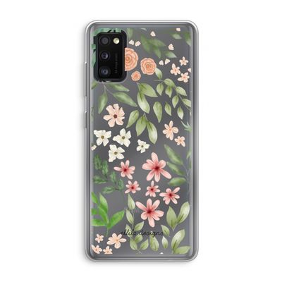 Botanical sweet flower heaven: Samsung Galaxy A41 Transparant Hoesje