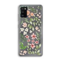 Botanical sweet flower heaven: Samsung Galaxy A41 Transparant Hoesje