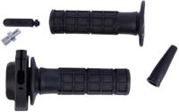 Domino gasgreep set "vintage" throttle grips alu sw 1-pull type hf