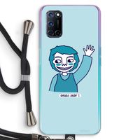 Zwaai: Oppo A72 Transparant Hoesje met koord