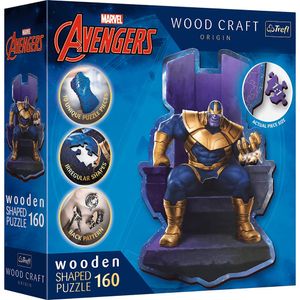 Avengers Puzzel - Hout Thanos on Throne