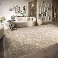 Vloerkleed Vintage Amber - Creme maat: 290x200cm - materiaal: Polyester - Dekbed-Discounter.nl