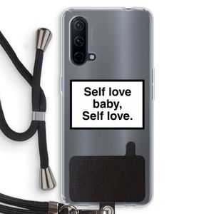 Self love: OnePlus Nord CE 5G Transparant Hoesje met koord