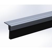 Ellen borstelprofiel - IBS 90 18 - 3000 mm - aluminium