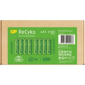 Oplaadbaar ReCyko AA Batterijen, NiMH 2100 mAh Oplaadbare batterij