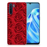 OPPO A91 TPU Case Red Roses - thumbnail