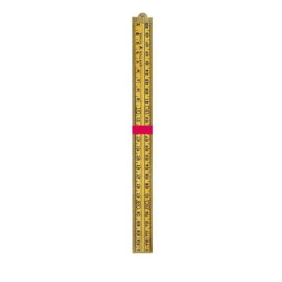 Schuil duimstok - timmerman - palmhout - 1 mtr 4 delig