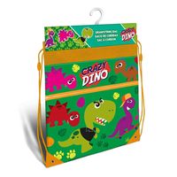 Dinosaurus sport gymtas / rugzak voor kinderen - 40 x 30 cm